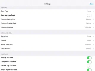Feedly for iPad