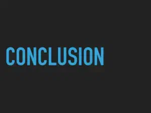 Slide 11 - Conclusion