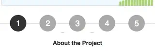 Screenshot of the dots with the ghosting overflow issue